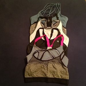 Bunch of sports bras